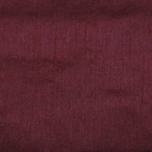 Dark Maroon Art Silk Curtain Panels, Faux Silk Curtains (Rod Pocket, Grommet, Box Pleat, Three Pinch Pleat, Tab Top And Plain Ring Top) image 7