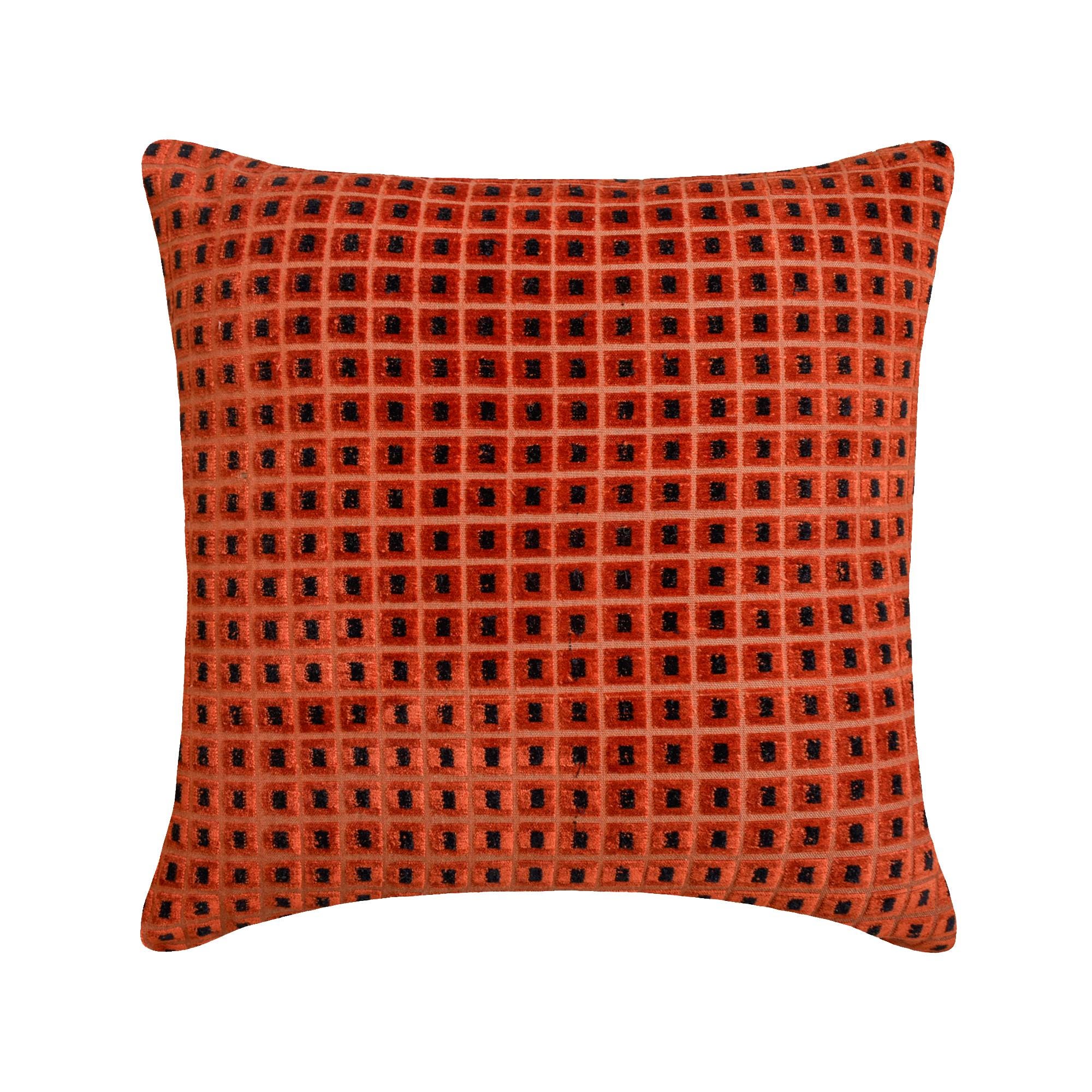 Jepea K Corn Kernels Federa Cuscino Decorativo In Velluto A Coste – Quadrato 60x60 Cm, Colore Arancione, Con Cerniera, Morbida, Per Divano - 2