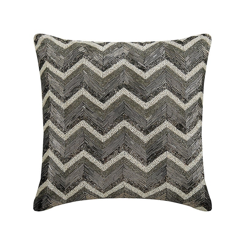 Gray Chevron Pillow - Etsy