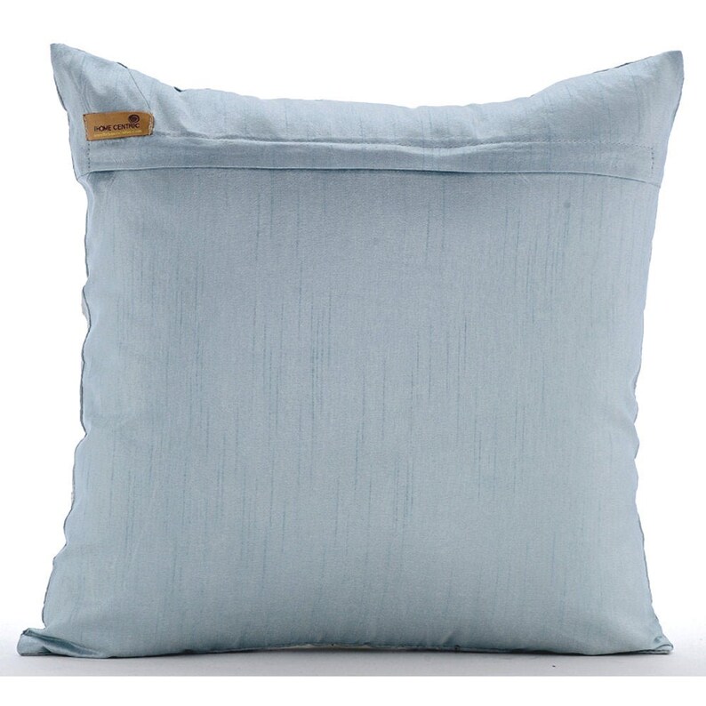 Designer Light Blue Throw Pillow Cover PILLOW COVER 60X60 DAMASK STRIPES BLUE
