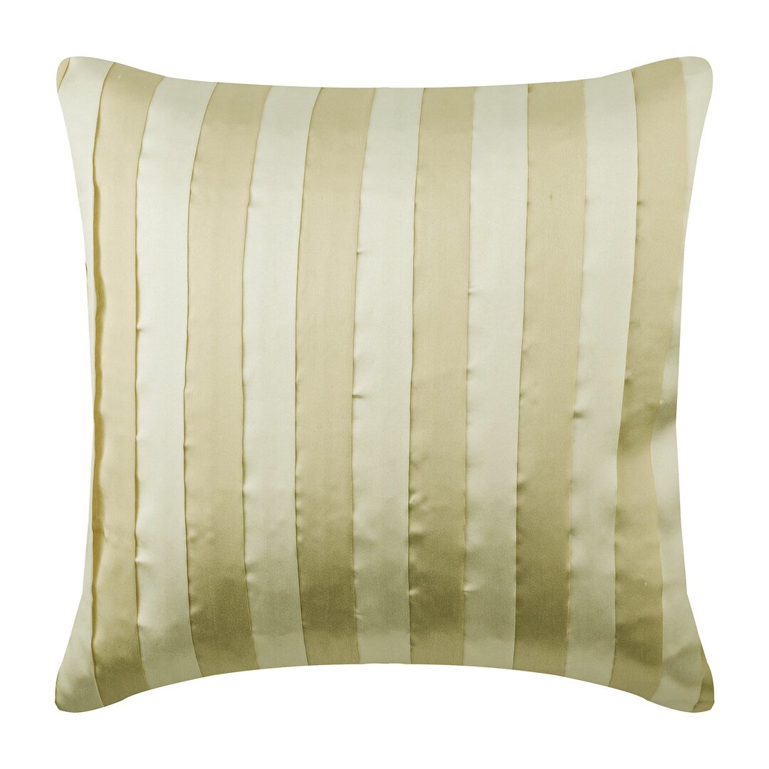 Designer Cream Ivory Euro Sham 24x24/26x26, Satin European Sham Cover