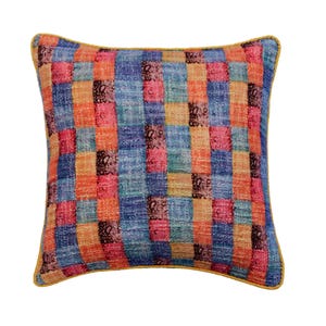 Designer Sackleinen Dekokissenbezug 16 "x 16" Gedruckt Karo Textur Couch Kissenbezug Multi Color Sofa Kissenbezug Moderne Art- Hue Check