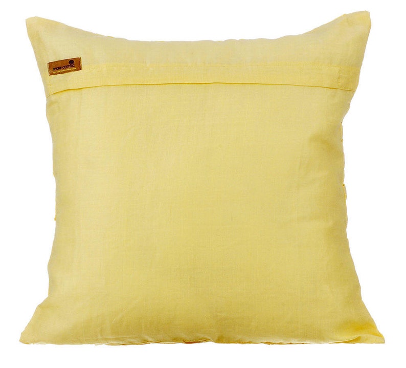 Decorative Yellow Pillow Case 24x24 / Etsy