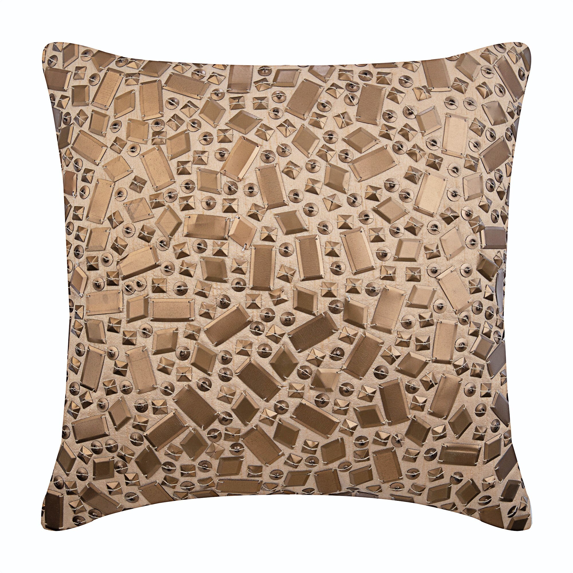 Euro Sham Covers 26x26 Silk Euro Sham Cover with 3D Gold Etsy