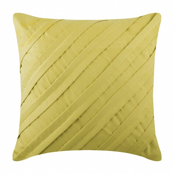 Decorative Butter Yellow Euro Sham 