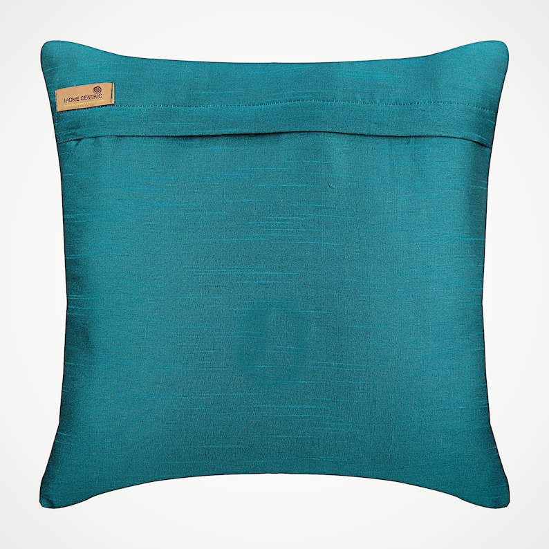 16x16 Designer Teal Green Pillow Cases Vintage Etsy