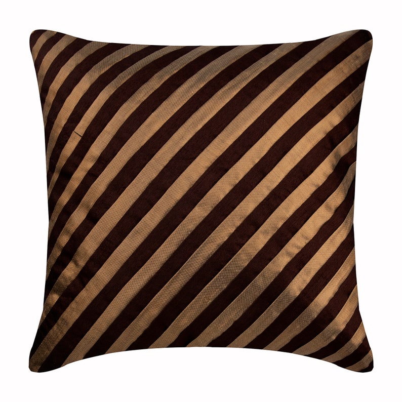 Handmade Brown Pillow Case 24x24 / Etsy