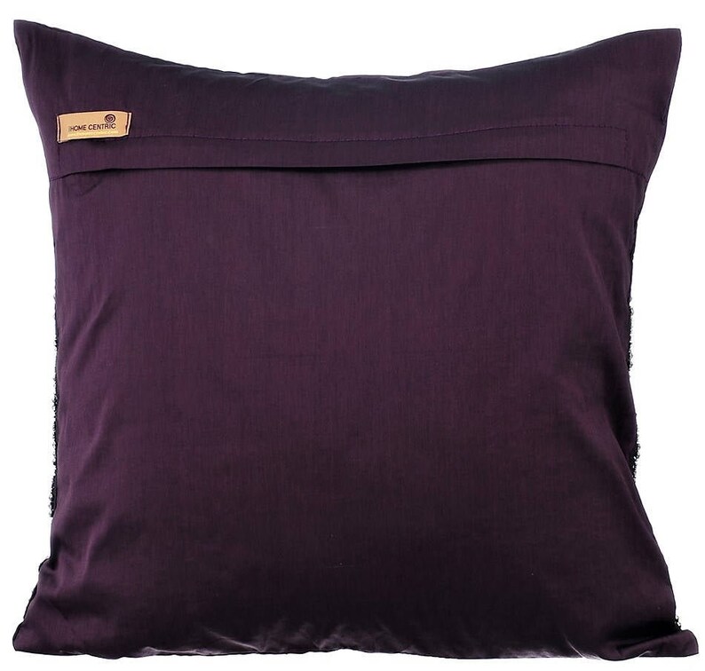 Cotton Linen Plum Purple Couch Pillow 16x16 Etsy