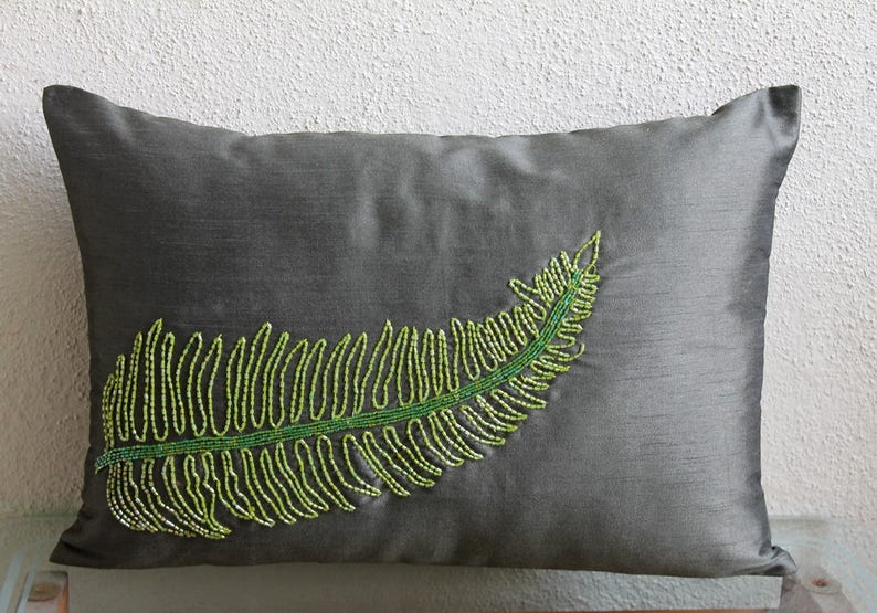 Decorative Oblong / Lumbar Throw Pillow Covers Accent Pillows Etsy
