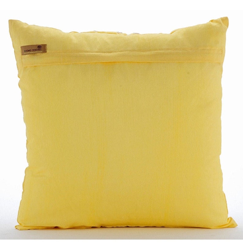 Sofa Throw Pillow Large Yellow Luxury 24x24 / Etsy