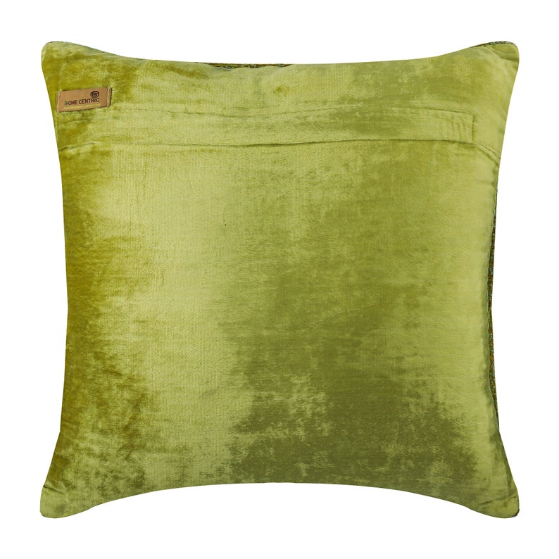 16x16 Designer Lime Green Couch Throw Velvet Etsy
