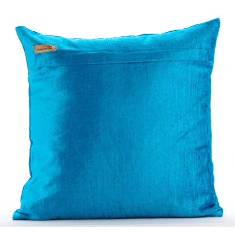 Decorative Blue Pillow Case Cover 24x24 / Etsy