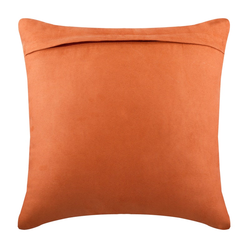 16x16 Decorative Rust Orange Throw Pillow Cover Etsy