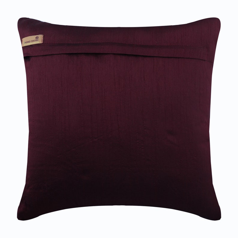 Designer 18x18 Red Throw Pillow Cover Art Silk Etsy