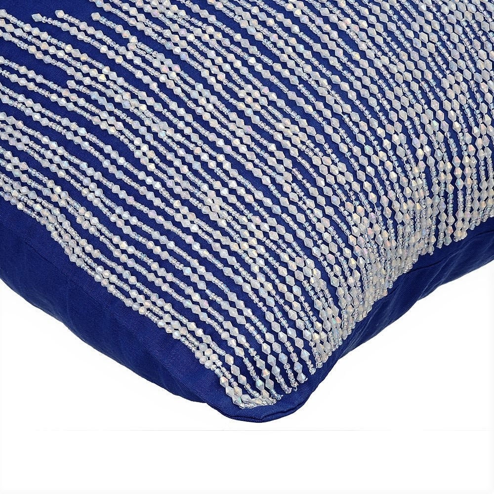 Buy 16x16 Decorative Blue Pillow Case Cotton Linen Online in India Etsy