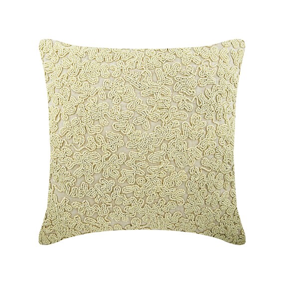 Decorative Ivory Euro Size Pillow Cover 24x24 / Etsy