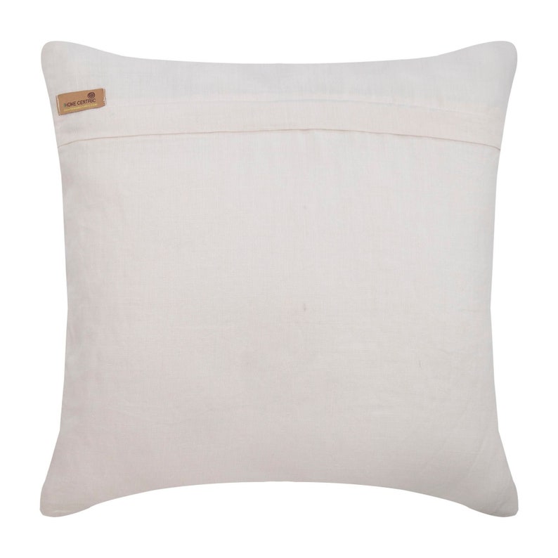 Decorative White Bed Pillow Cover 24x24 / Etsy