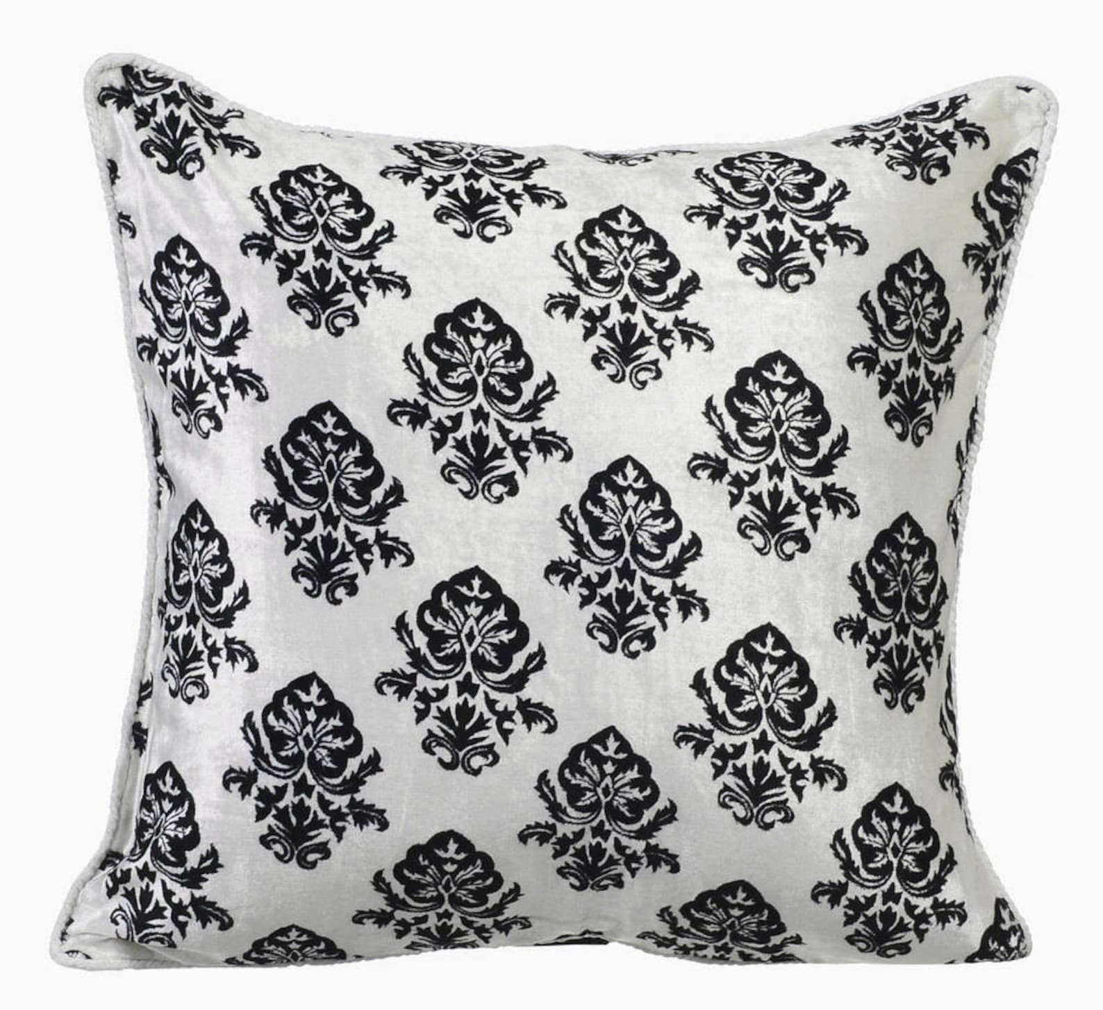 Decorative White Euro Sham 24x24 / Etsy