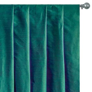 Peacock Art Silk Curtain Panels, Faux Silk Curtains (Rod Pocket, Grommet, Box Pleat, Three Pinch Pleat, Tab Top And Plain Ring Top)
