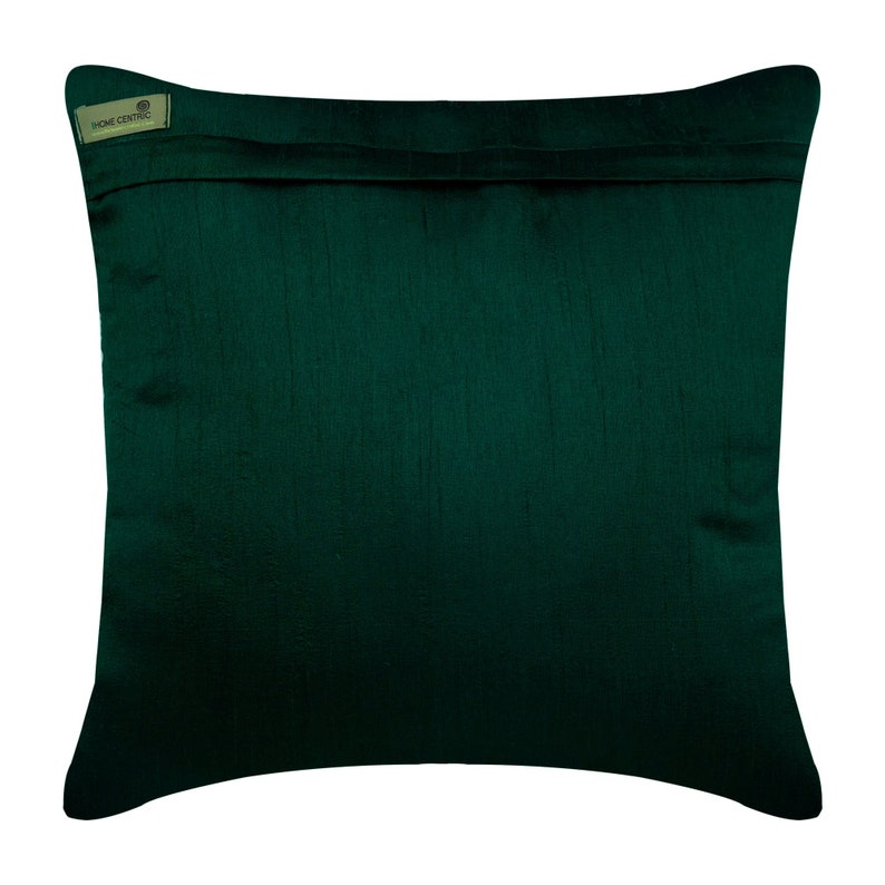 Decorative Dark Green Euro Size Pillow Cover Etsy