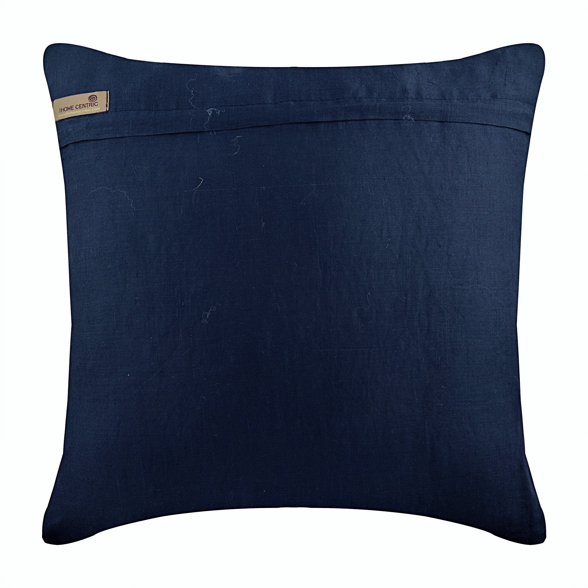 Decorative Navy Blue Cushions 16x16 Cotton Linen Etsy India
