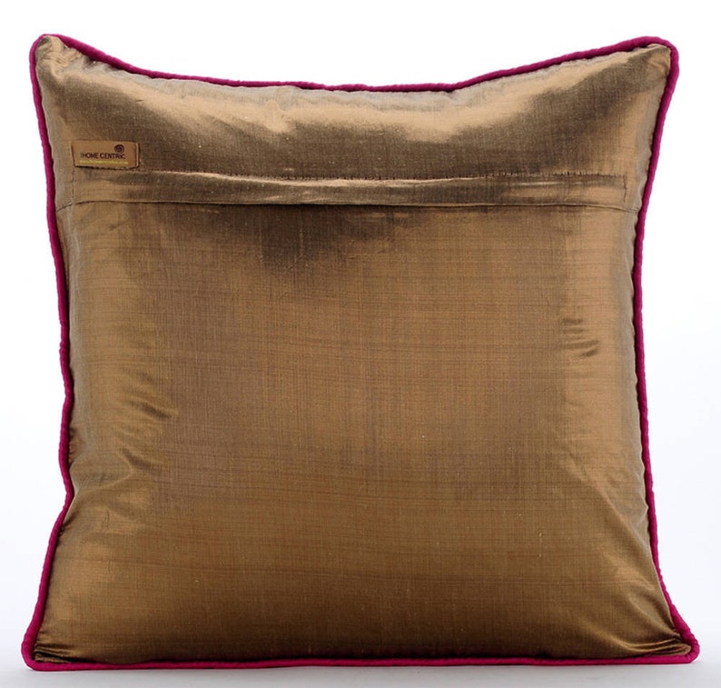 Designer Pink Throw Pillow Case 16x16 Zari Art Etsy