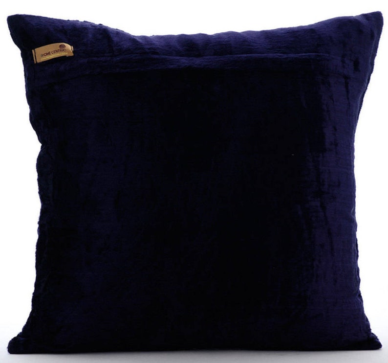 Decorative Navy Blue Bed Pillow 24x24 / Etsy