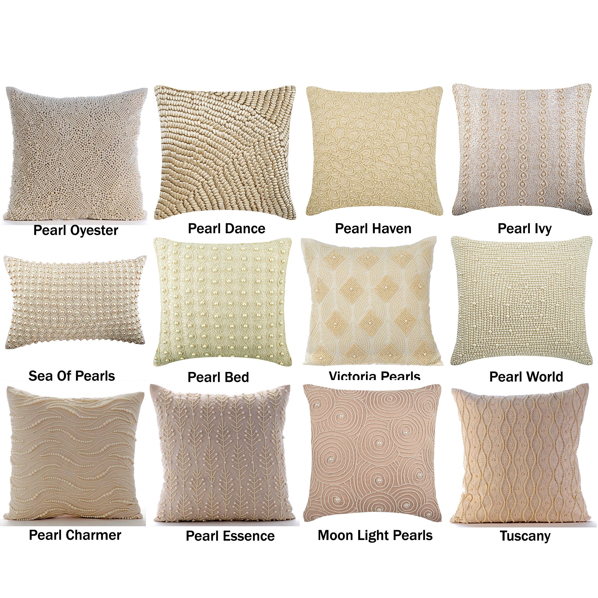 Pearls Throw Pillow by jules LV