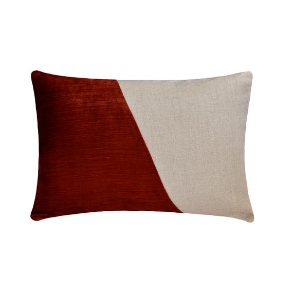 LOUIS VUITTON LV Monogram Luggage Lumbar Vintage Silk Scarf Pillow  Decorative Throw Pillow