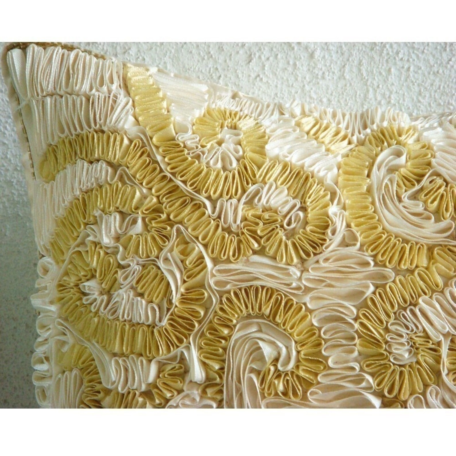 Gold Patchwork Western Throw