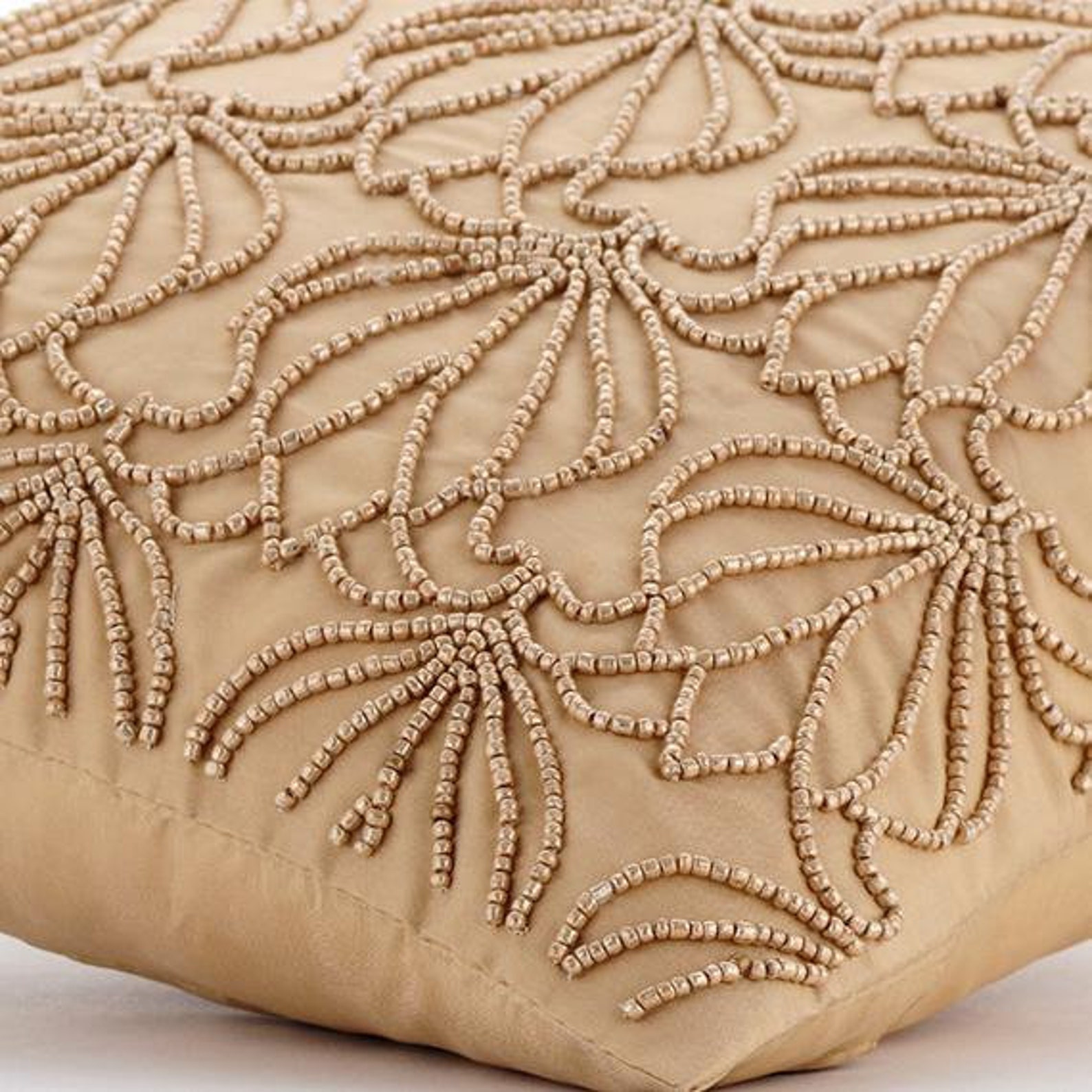 Designer Gold Pillow Case 24x24 / Etsy