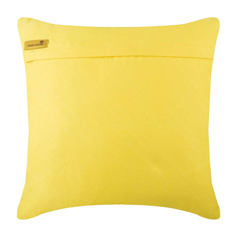 16x16 Decorative Yellow Pillow Case Faux Suede Etsy