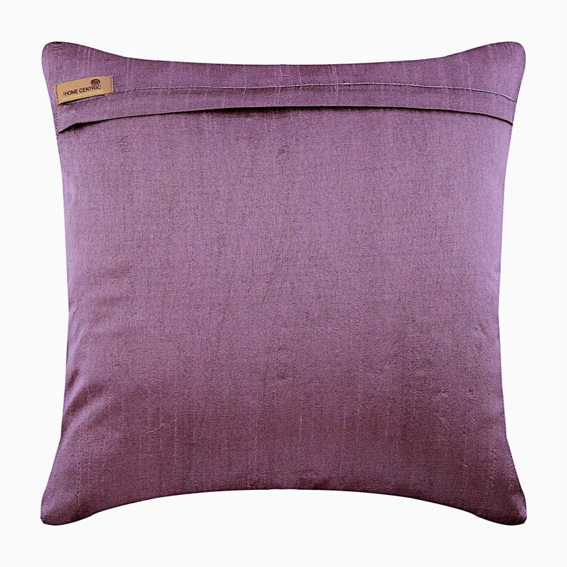 Décoratif Violet 65x65 cm Housse de coussin de lit Soie | Etsy