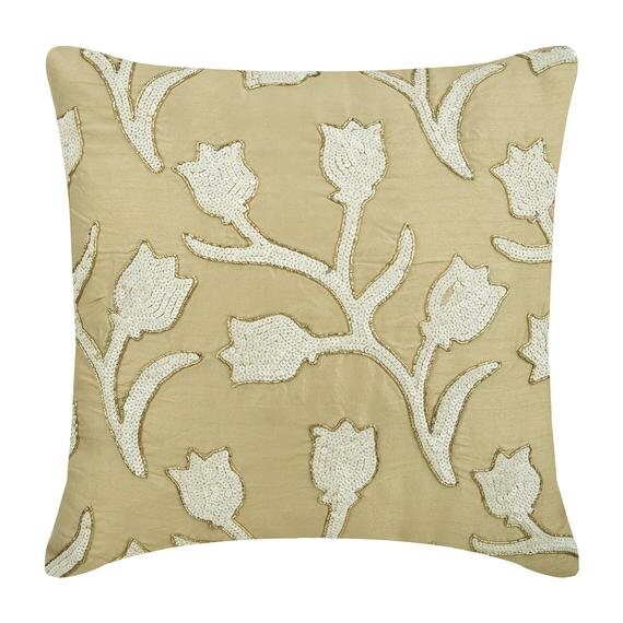 Luxury Beige Sofa Throw Pillow Large 24x24 / Etsy