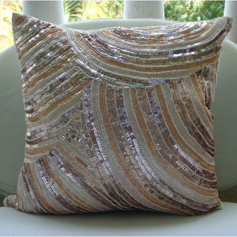 Aubrey Cushion Cover Ivory and Royal