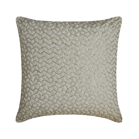 Neutral Grey Mosaic Throw Pillow Neutral Grey Mosaic Throw Pillow
