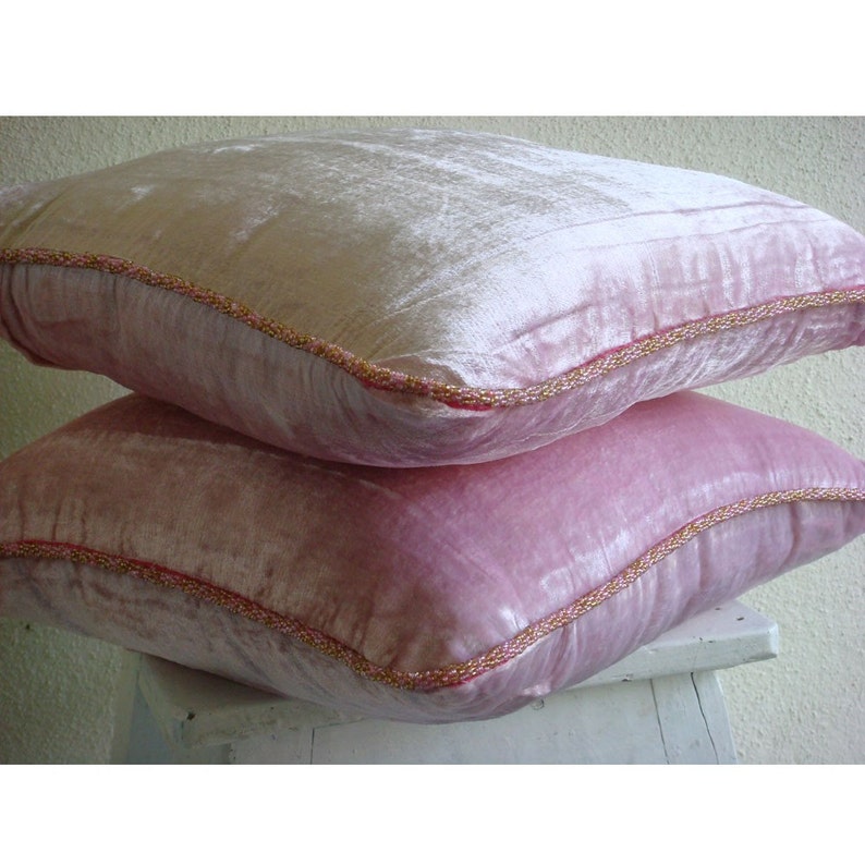 Euro Sham Covers 26x26 Velvet Euro Sham Cover with a handmade Etsy