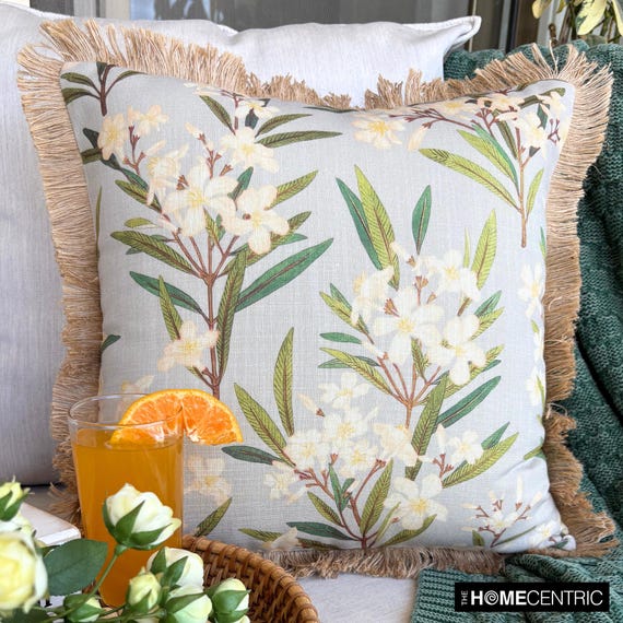 Floral Spring Throw Pillows For Couch Decorative Throw Pillow