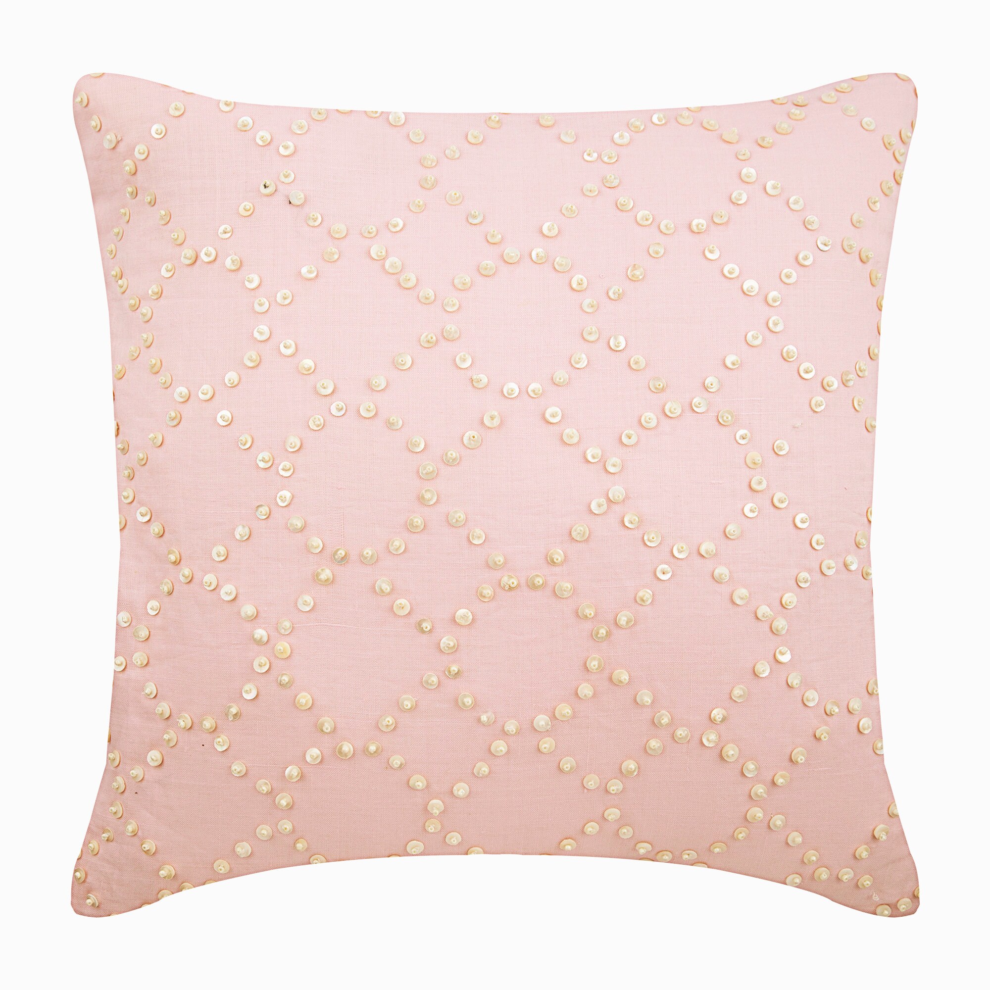 Designer Pink Decorative Pillow Cover 16x16 Etsy