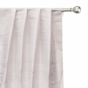 Ivory 100% Pure Silk Dupioni Curtain Panels (Rod Pocket, Grommet, Box Pleat, Three Pinch Pleat, Tab Top and Plain Ring Top)