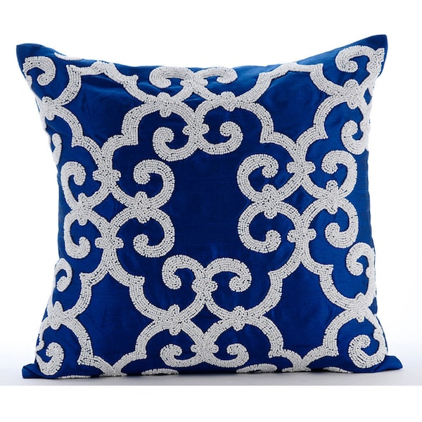 Royal Blue Damask Etsy
