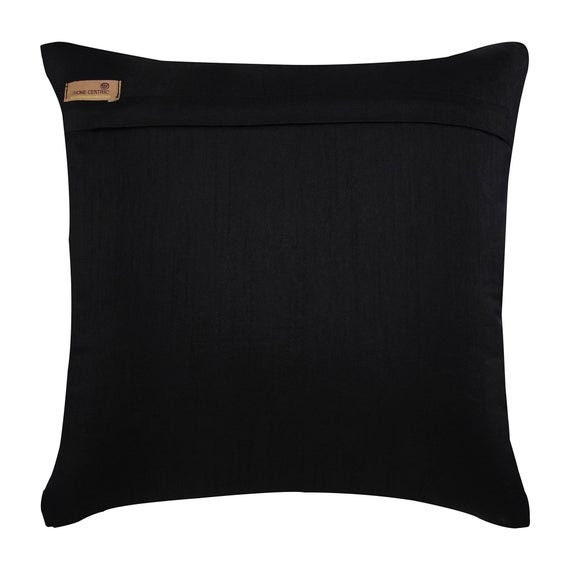 Designer Black Euro Pillowcase 24x24 26x26 Jacquard Silk Euro Size Cushion Cover Euro Size Pillow Cover Abstract Abstract Art Etsy UK