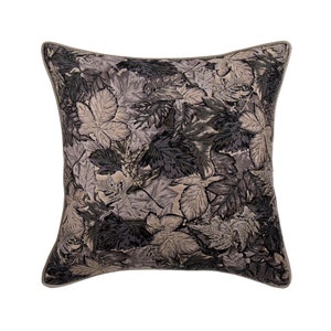 Fall Leaves Decor for Home, Indoor Fall Home Decor, Fall Leaves Pillow, Autumn Pillows, 16&quot;x16&quot; Printed Satin Throw Pillow - Maple Glory