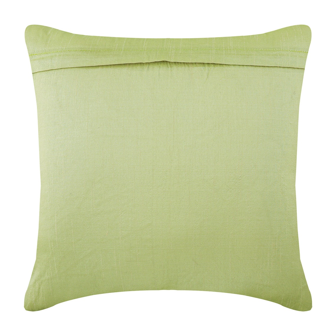 Art Silk Lime Green Sofa Pillow 16x16 Decorative Etsy