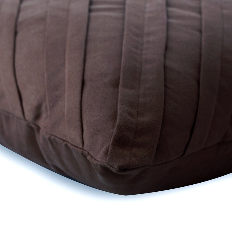 Luxury Chocolate Brown European Pillowcase Etsy