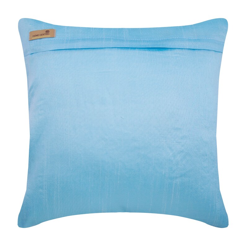 Designer Sky Blue Euro Size Pillow Cover 24x24 / Etsy