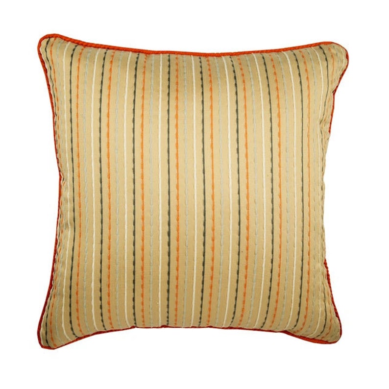 Decorative Orange Euro Pillow Sham 24x24 / Etsy