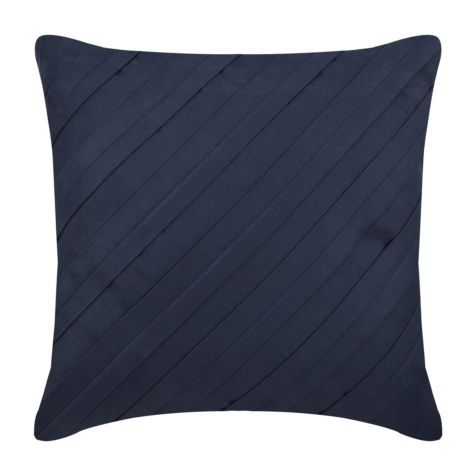 Decorative Navy Blue Euro Size Pillow Cover 24x24 Etsy