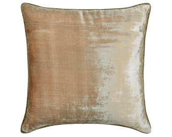 Federa decorativa per cuscino da letto in oro 24x24 / 26x26