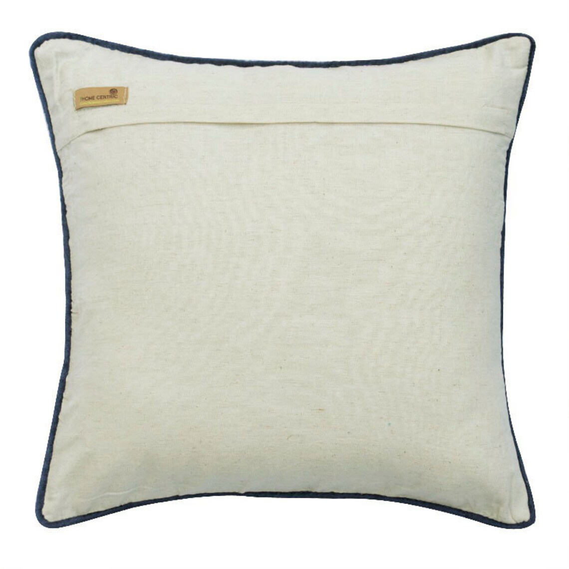 Decorative Blue And Ivory Throw Pillow Cover 16x Etsy